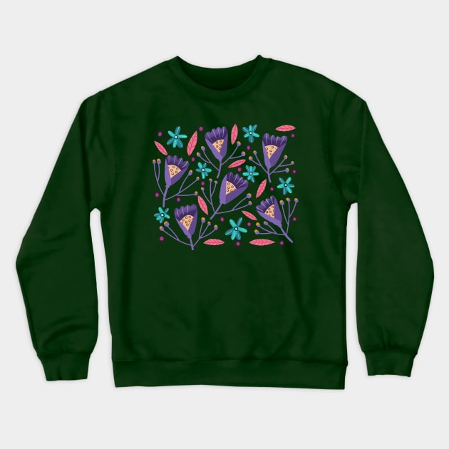 purple tulips Crewneck Sweatshirt by Pacesyte